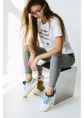 КРОССОВКИ ЖЕНСКИЕ NIKE AIR FORCE 1 LOW BACK TO SCHOOL 2020 НАЙК АИР ФОРС 1 ПРЕМИУМ No Brand белые демисезоны (368869300)