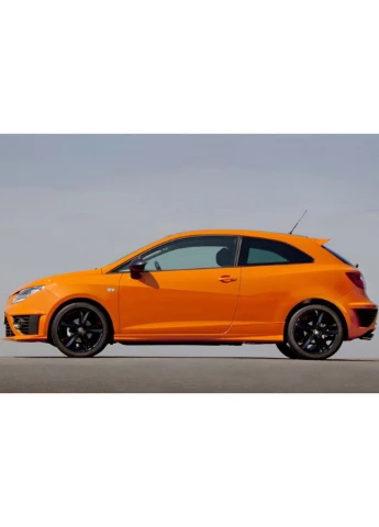 Бокові пороги DPT V-1 (Coupe, чорний глянець) для 2010-2017 рр Seat Ibiza (389246764)
