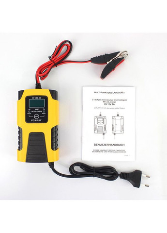 Автоматичний зарядний пристрій для акумулятора авто 2A, 6-12V FBC061202D, розумна зарядка + кейс Foxsur (350947305)