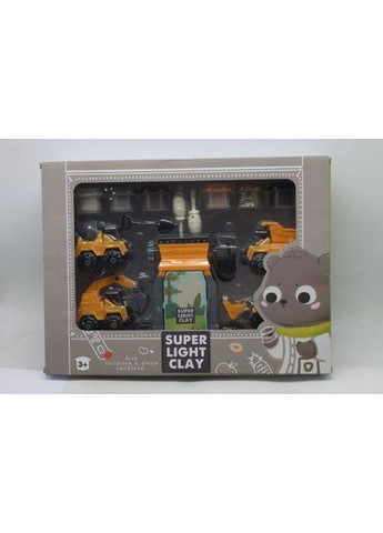 Тісто для ліплення CN 2617-1 будівельний майданчик, машинки-конструктори, 6 кольорів тіста, аксесуари, наліпки, в коробці МІС (368771540)