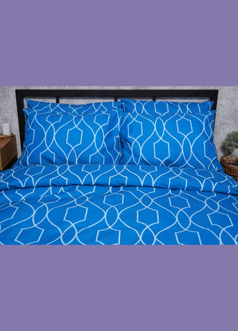 Комплект постельного белья Микросатин Premium «» семейный 160х220х2 наволочки 4х50х70 (MS-820005178) Moon&Star Ocean Breeze (293148363)