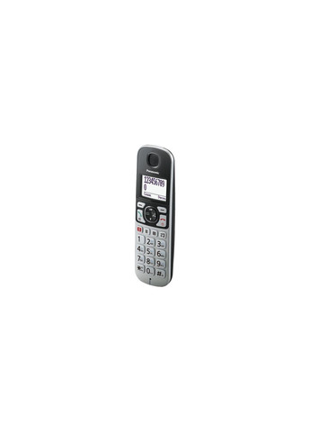 Радіотелефон DECT KX-TGE510RUS, чорно-сріблястий Panasonic (323000835)