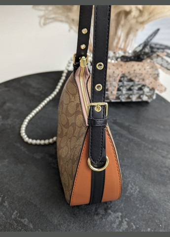 Жіноча сумка-багет бежевий No Brand (322464732)