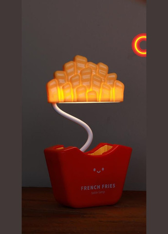 Настольная лампа в форме картофеля фри USB «French Fries» — креативная ночная лампа для детей и офиса. No Brand (346440215)