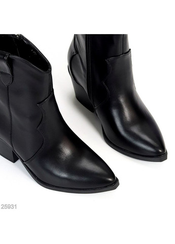 Осенние ботинки казаки No Brand из искусственной кожи