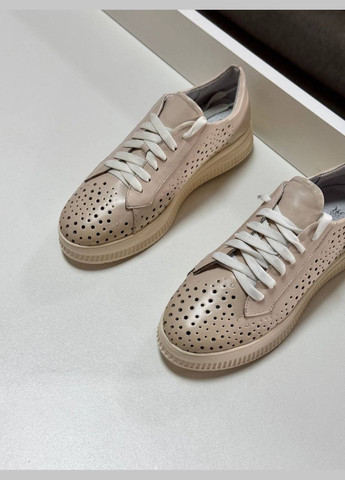 Бежевые женские кеды Prellesta