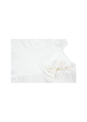 Кремовое платье с гипюровой фигурной юбкой (8302-98g-beige) Breeze (300624804)