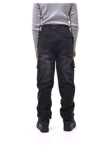 Серые джинсы для мальчика подростка CACEEK