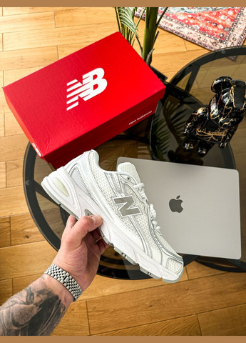 Белые демисезонные кроссовки мужские и женские new balance 740v2 white grey | нью беланс 740 белые No Brand