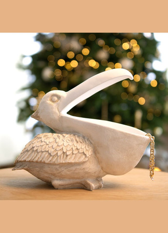 Статуэтка декоративная MVM MY HOME Пеликан (DH-ST-04 WHITE) МВМ (365280748)