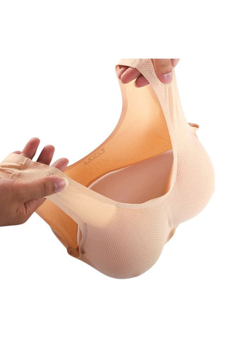 Протезы молочной железы силиконовые 380 г*2шт + бюстгальтер-топ после мастэктомии L чашка C No Brand 8233 (329445578)