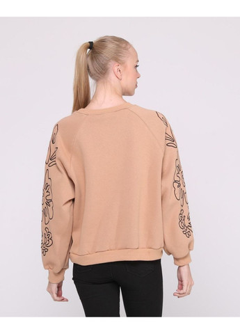 Бежевый свитшот с вышивкой Delvinss (361058638)