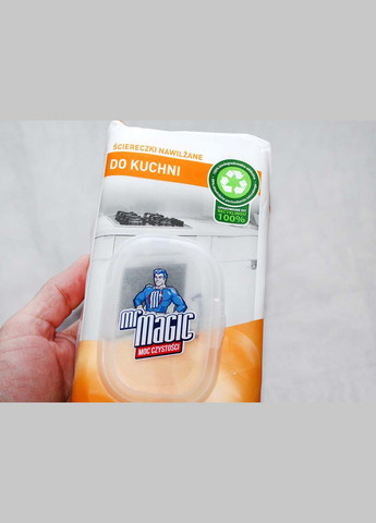 Салфетки для уборки кухни с клапаном, 60 шт. (Польша) Mr Magic (351862610)