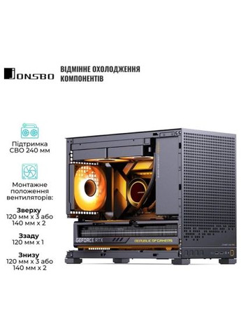 Корпус Jonsbo D32 PRO Black (368560620)