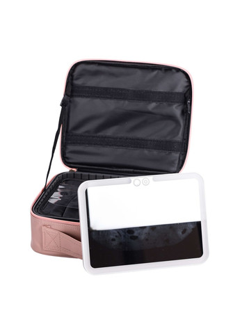 Косметичка-органайзер с LED-зеркалом 26х22х9 см, Yiwu (328602889)