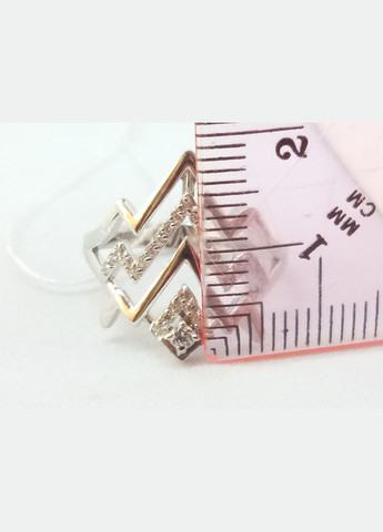 Срібне кільце з фіанітами. 500187-Р Харківська ювелірна фабрика (296595003)