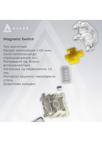 Клавиатура AK680 Max Magnetic Switch Black (AK680-WM-B-A) Ajazz (360399667)