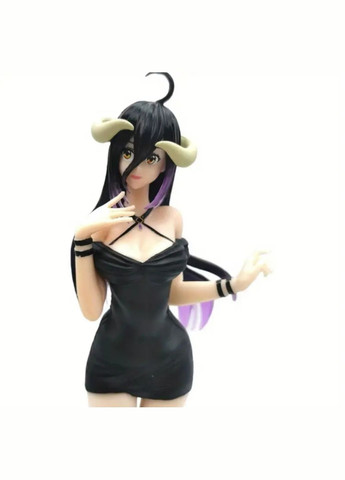Фигурка аниме-девушки с рожками в черном платье No Brand (346871905)