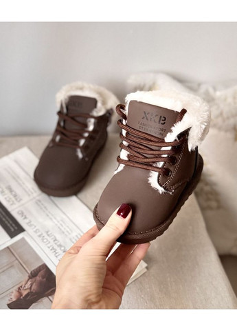 Черевики зимові дитячі колір коричневий 10987 No Brand (370499858)