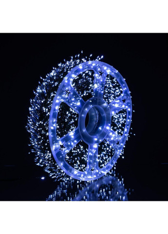 Новогодняя гирлянда комнатная роса Хвойная лапа 50 м 1500 LED зеленый провод Белое сияние D1500L50MGW No Brand (369478228)