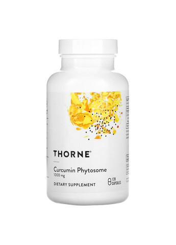 Натуральная добавка Curcumin Phytosome 1000 mg, 120 капсул Thorne Research (293478237)
