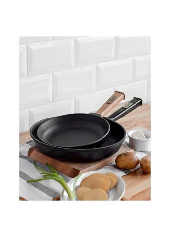 Сковорода (O2035-P) Brizoll Optima чавунна з ручкою 200х35 мм (369881527)