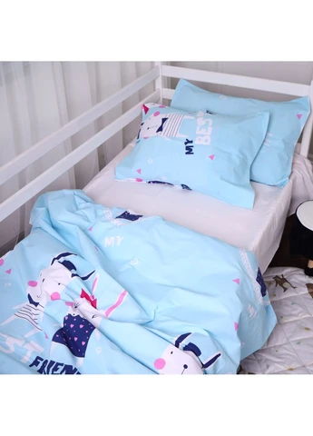 Простынь на резинке (бязь) Kids Time - высота 10 см 17-0167 Aleyna 70*190 Mirson (399965386)