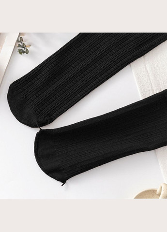 Колготки с текстурными узорами 300 DEN черные One Size No Brand (333968689)