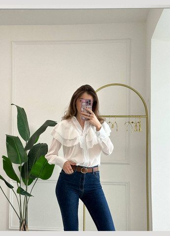 Белая блуза No Brand