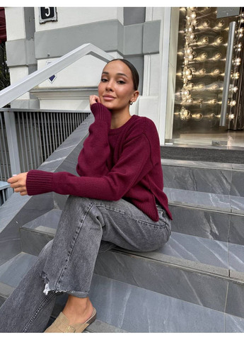 Бордовый демисезонный женский свитер Asi.Store.ua