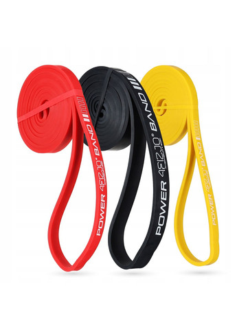 Эспандер-петля Power Band 2-17 кг резина для фитнеса и спорта, набор 3 шт Mix () 4FIZJO P-5907222931837 (342758126)