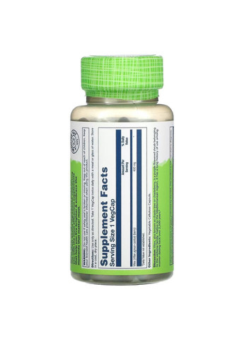 Вітекс 400 мг Vitex для жіночого гормонального здоров'я 100 капсул Solaray (265004933)