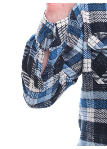 Синяя повседневный рубашка в клетку Bagarda