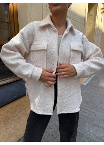 Жіноча куртка-сорочка букле Osoblyva (363597704)