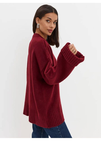 Бордовый женский свитер турция Osoblyva