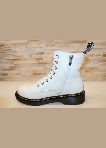 Черевики жіночі демісезонні білого кольору натуральна шкіра Seven Черевики демісезонні (327880814)