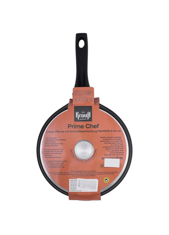 Сковорода для млинців Prime Chef 24 см Black (25-45-246) Krauff (355336431)