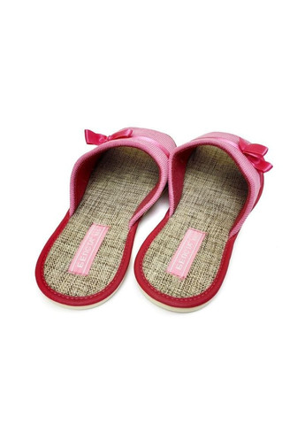 Розовые комнатные тапочки женские розовые открытые 88-34 Белста