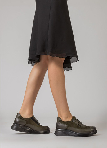 Nehir Туфли (1019ТZА) зеленый з натуральная замша, турция — (328915863)