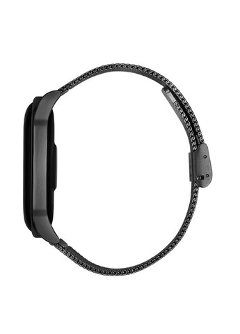 Ремінець для Xiaomi Mi Band 5 / 6 / 7 (сумісний) міланська петля. Чорний колір No Brand (370101579)
