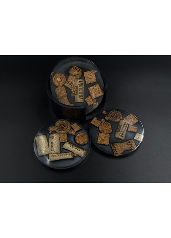 Подставки под горячее из эпоксидной смолы. 9см Набор 4шт HM furnitura (365248810)