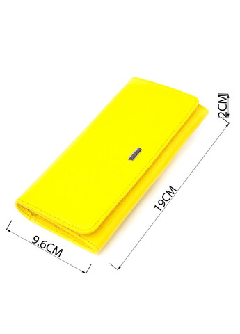 Яркий молодежный кошелек из натуральной кожи флотар 21612 Лимонный Canpellini (331908145)