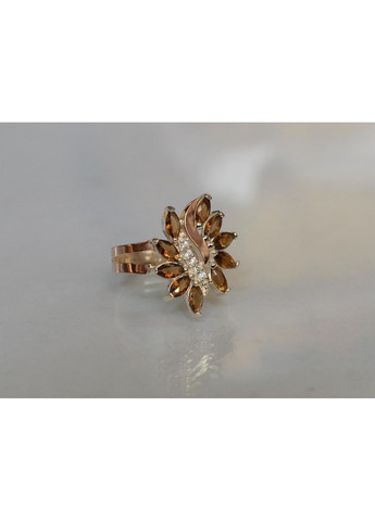 Срібна каблучка з золотими вставками Silver Style (367113072)