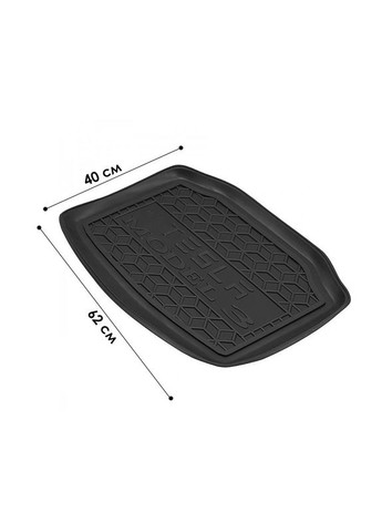 Автомобільний килимок для Tesla 2017-2022 задній (нижня ніша) у багажник 4 шт. Lesko Model 3 (336198910)