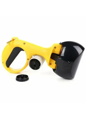 Автоматичний совок для збирання Pooper Scooper Big 27 x 13 x 9 см / Щипці для збирання з карабіном та мішками в комплекті Furminator (393959996)