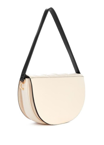 Сумка крос-боді жіноча Brevard Quilted Logo Crossbody біла Guess (305567736)