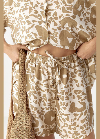 Летний костюм с рубашкой и шортами Lurex (330357691)