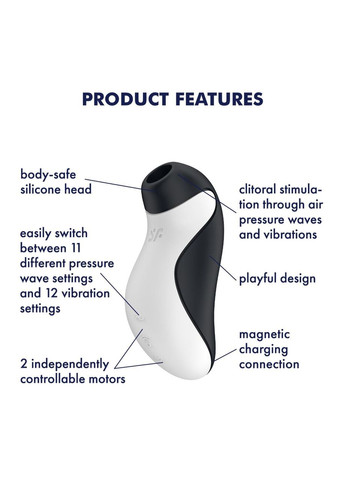 Вакуумний стимулятор з вібрацією Satisfyer Orca No Brand (366879250)