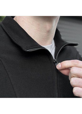 Стильний чоловічий спортивний костюм чорний весна/осінь No Brand (367088285)