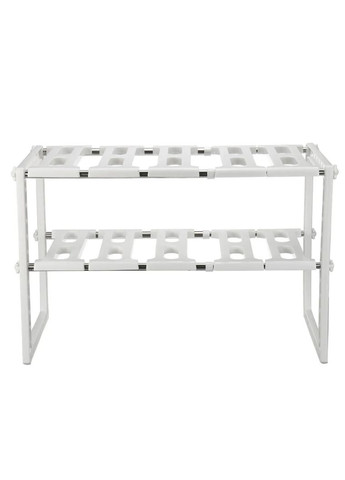 Регулируемая кухонная полка для хранения посуды, 38-70 см, KITCHEN RACK / Многофункциональный органайзер на кухню под раковину No Brand (357226562)